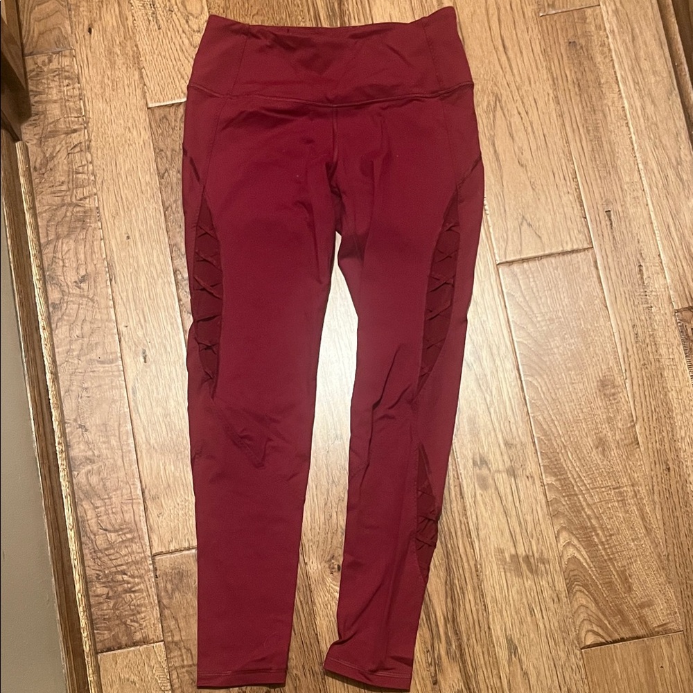 Women's Red Leggings